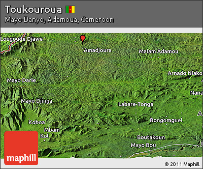 Satellite Panoramic Map of Toukouroua
