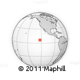 Outline Map of the Area around 6° 28' 13" N, 123° 10' 30" W, rectangular outline