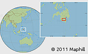 Savanna Style Location Map of the area around 6° 28' 13" N, 125° 1' 30" E