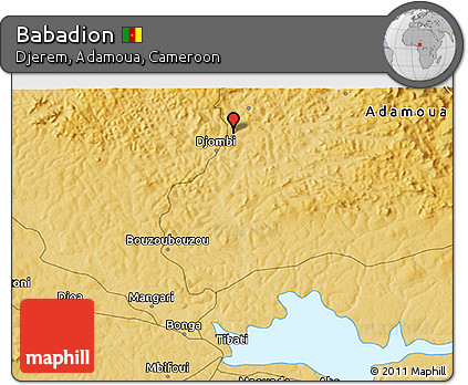 Physical 3D Map of Babadion