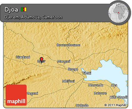 Physical 3D Map of Djoa