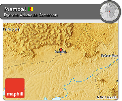 Physical 3D Map of Mambal