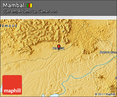 Physical 3D Map of Mambal