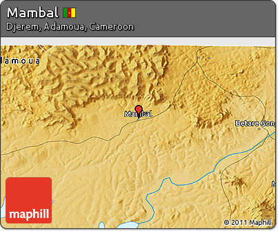 Physical 3D Map of Mambal