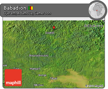 Satellite 3D Map of Babadion