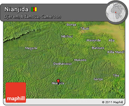 Satellite 3D Map of Nianjida