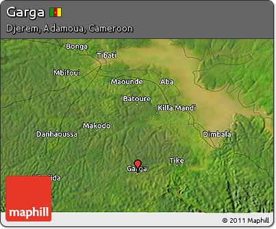 Satellite 3D Map of Garga