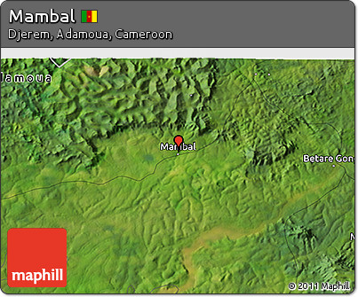 Satellite 3D Map of Mambal