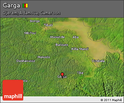 Satellite 3D Map of Garga