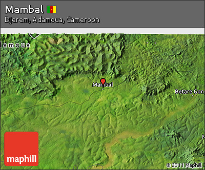 Satellite 3D Map of Mambal