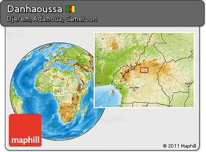 Physical Location Map of Danhaoussa