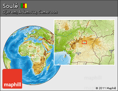 Physical Location Map of Soulé