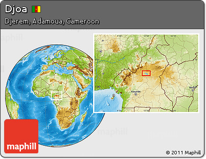 Physical Location Map of Djoa