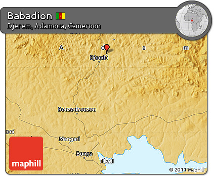 Physical Map of Babadion