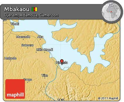 Physical Map of Mbakaou
