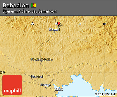 Physical Map of Babadion