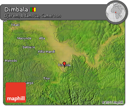 Satellite Map of Dimbala
