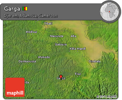 Satellite Map of Garga