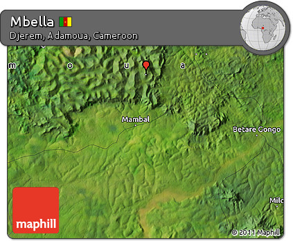 Satellite Map of Mbella