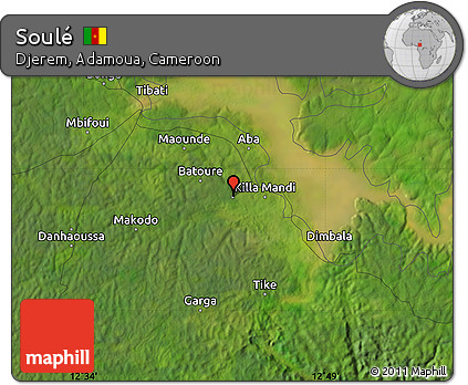 Satellite Map of Soulé