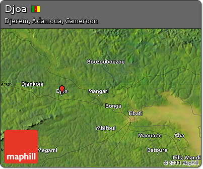 Satellite Map of Djoa