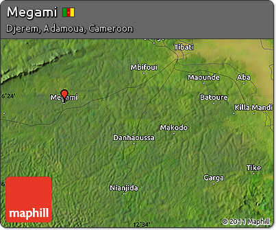 Satellite Map of Megami