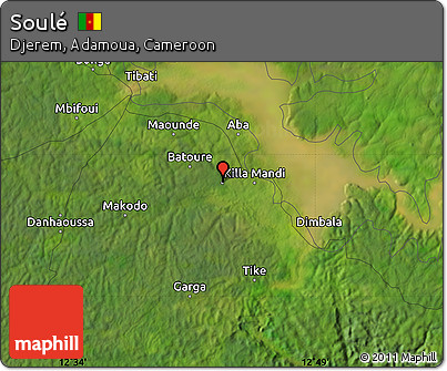 Satellite Map of Soulé