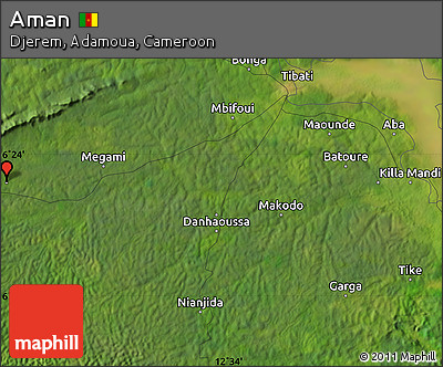Satellite Map of Aman