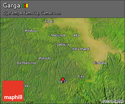 Satellite Map of Garga