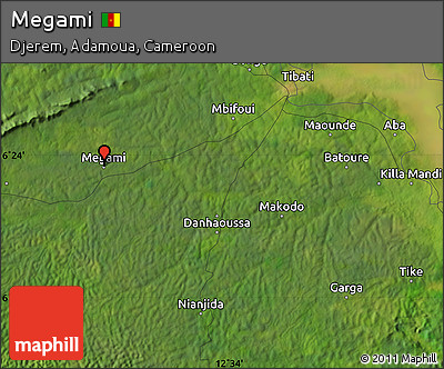 Satellite Map of Megami