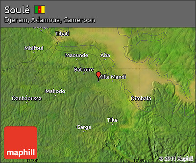 Satellite Map of Soulé