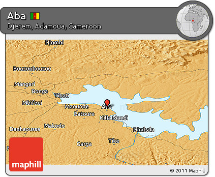 Political Panoramic Map of Aba