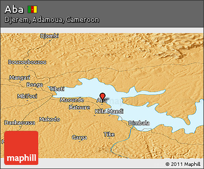 Political Panoramic Map of Aba