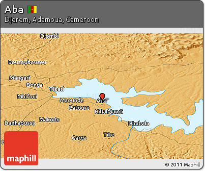 Political Panoramic Map of Aba