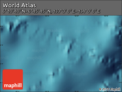 Satellite Map of the Area around 6° 28' 13" N, 133° 31' 30" E