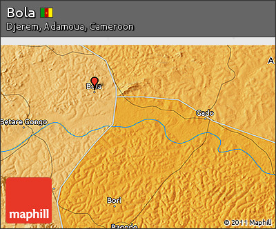 Political 3D Map of Bola