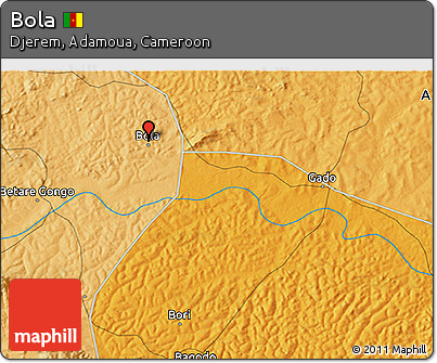 Political 3D Map of Bola