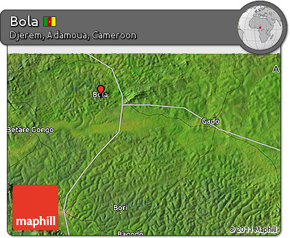 Satellite 3D Map of Bola