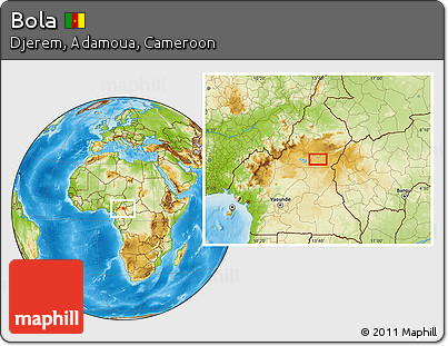 Physical Location Map of Bola