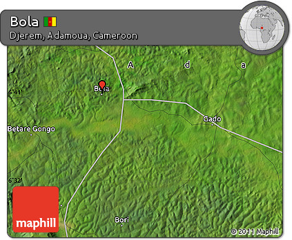 Satellite Map of Bola