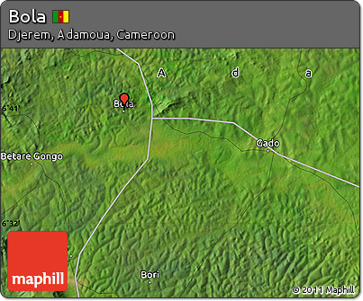 Satellite Map of Bola