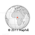 Outline Map of Milo, rectangular outline