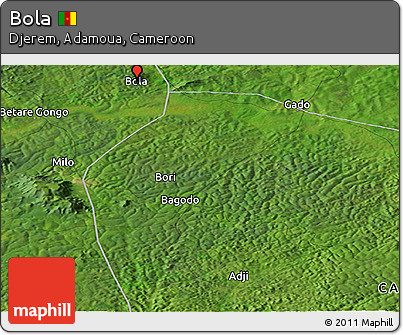 Satellite Panoramic Map of Bola