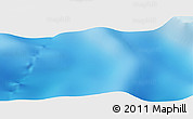 Shaded Relief Panoramic Map of the area around 6° 28' 13" N, 148° 49' 29" E