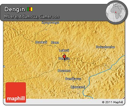 Physical 3D Map of Dengin