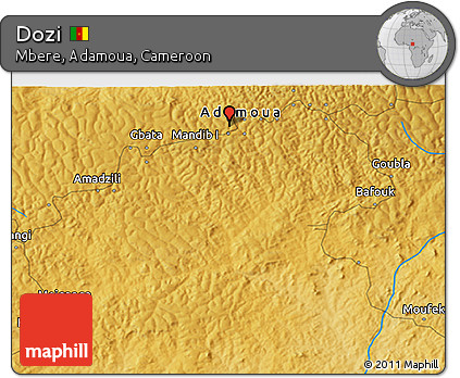 Physical 3D Map of Dozi
