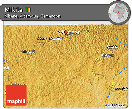 Physical 3D Map of Mikila