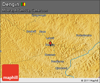 Physical 3D Map of Dengin