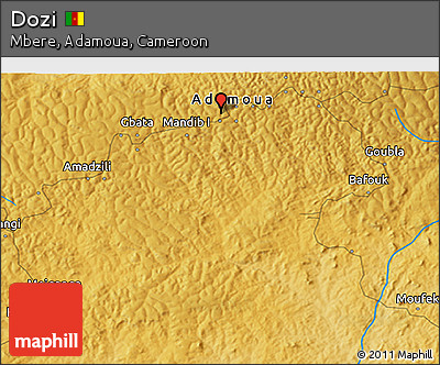 Physical 3D Map of Dozi