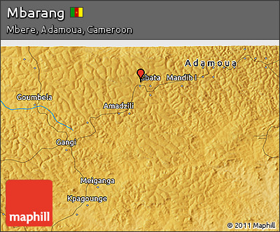 Physical 3D Map of Mbarang